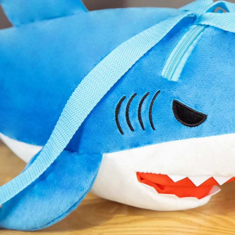 The Quirky Shark Plush Backpack Duo My Store