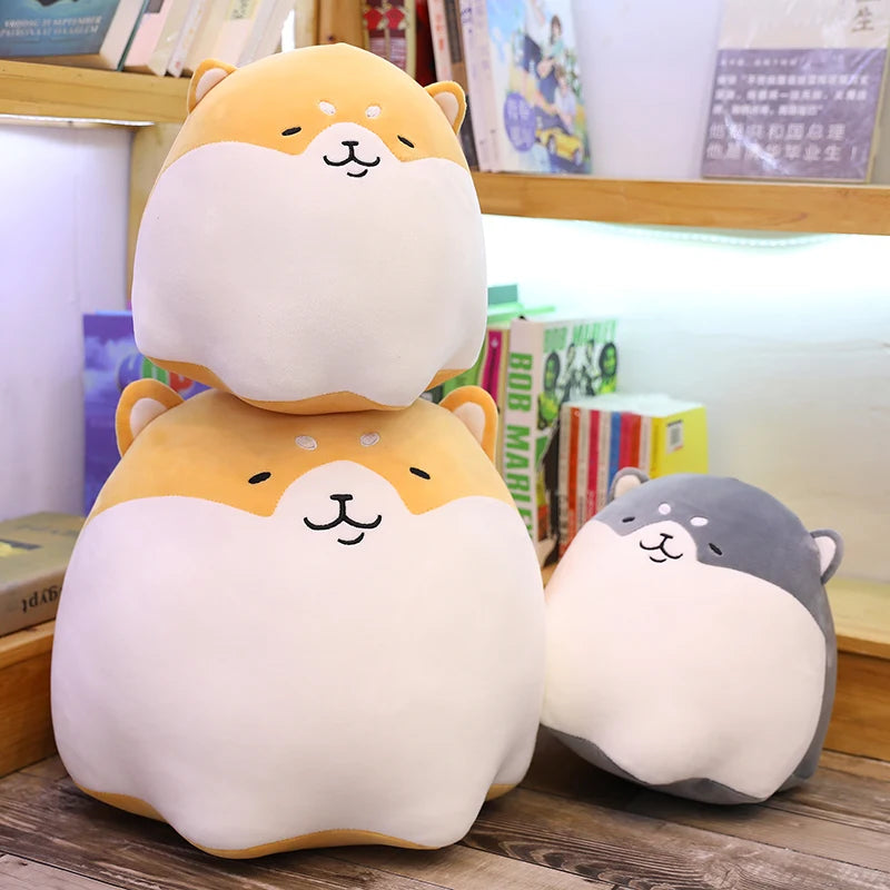 The Chonky Chilling Shiba Inu Plushie Duo