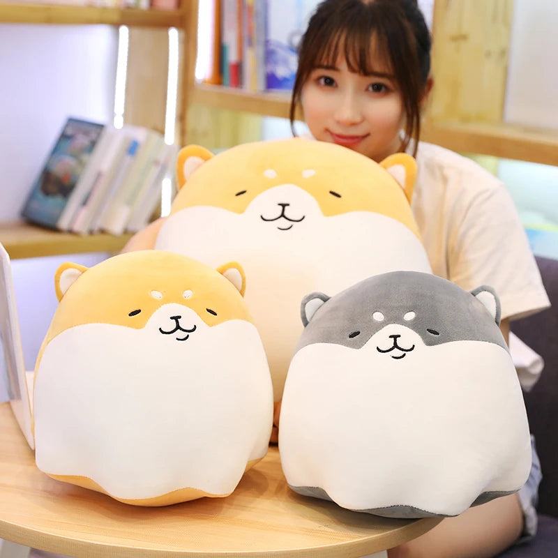 The Chonky Chilling Shiba Inu Plushie Duo