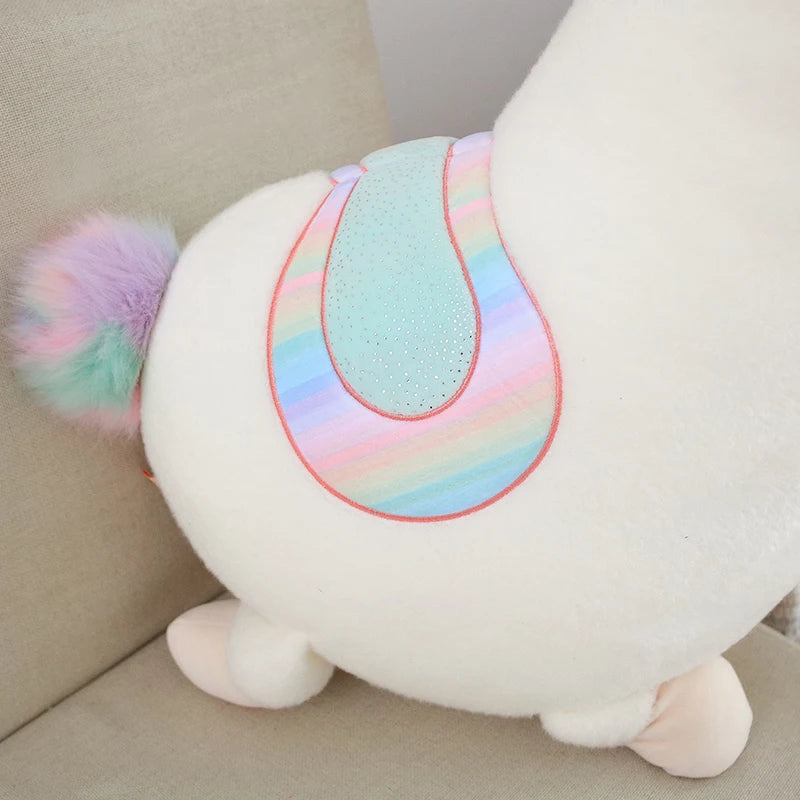 The Fashion Rainbow Alpaca Plushie