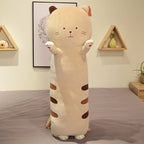 The Long Kawaii Big Head Kitty Plushie Crew My Store