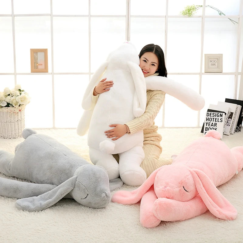 The Giant Sleeping Bunny Plushie Crew
