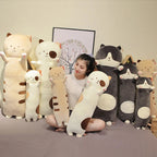The Long Kawaii Big Head Kitty Plushie Crew My Store