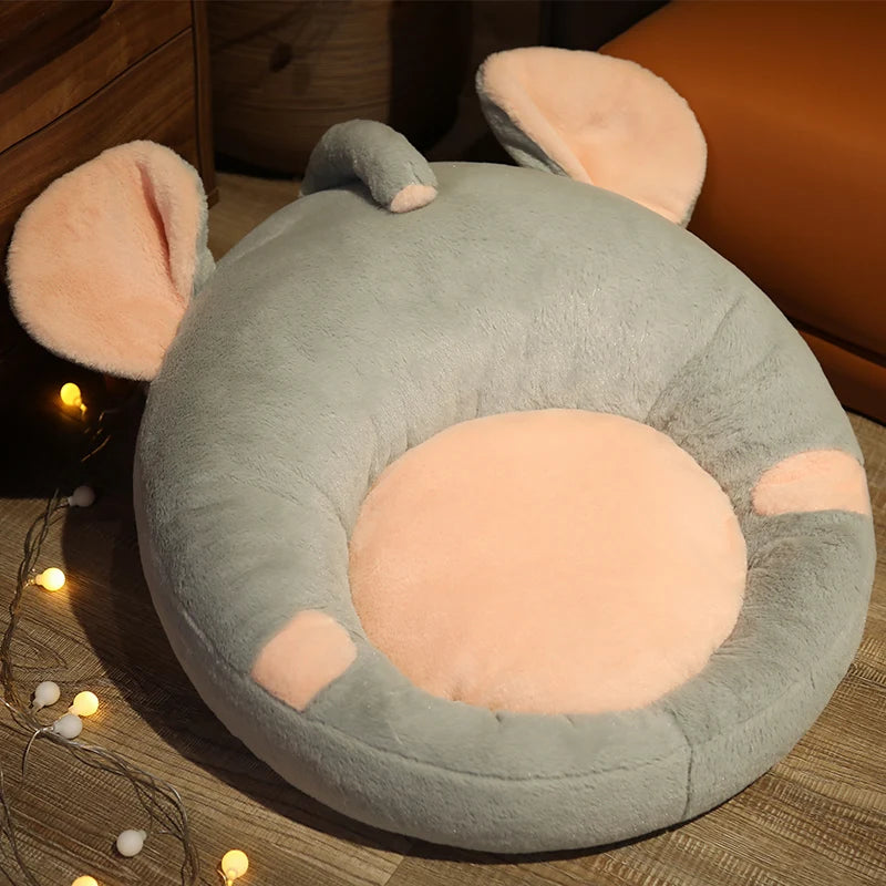 Animal Shape Plush Seat Cushion Collection My Store