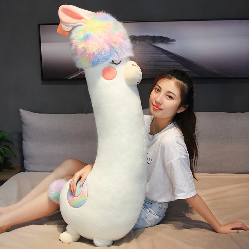 The Fashion Rainbow Alpaca Plushie