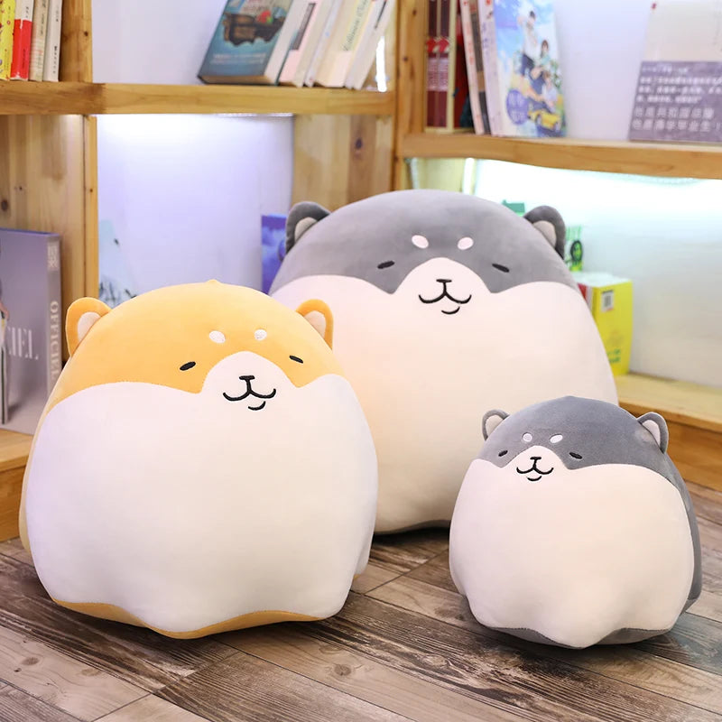 The Chonky Chilling Shiba Inu Plushie Duo