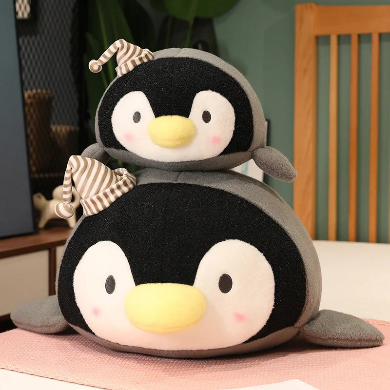 The Cute Sleeping Hat Penguin Plushie My Store
