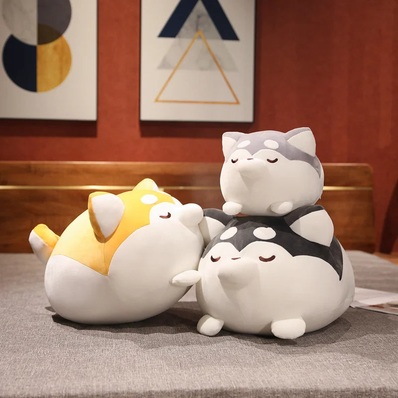 Muru, Bun & Aiko — The Akami Shiba Plushie Stack My Store