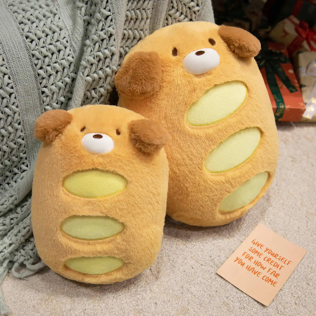 The Adorable Baguette Puppy Plushie