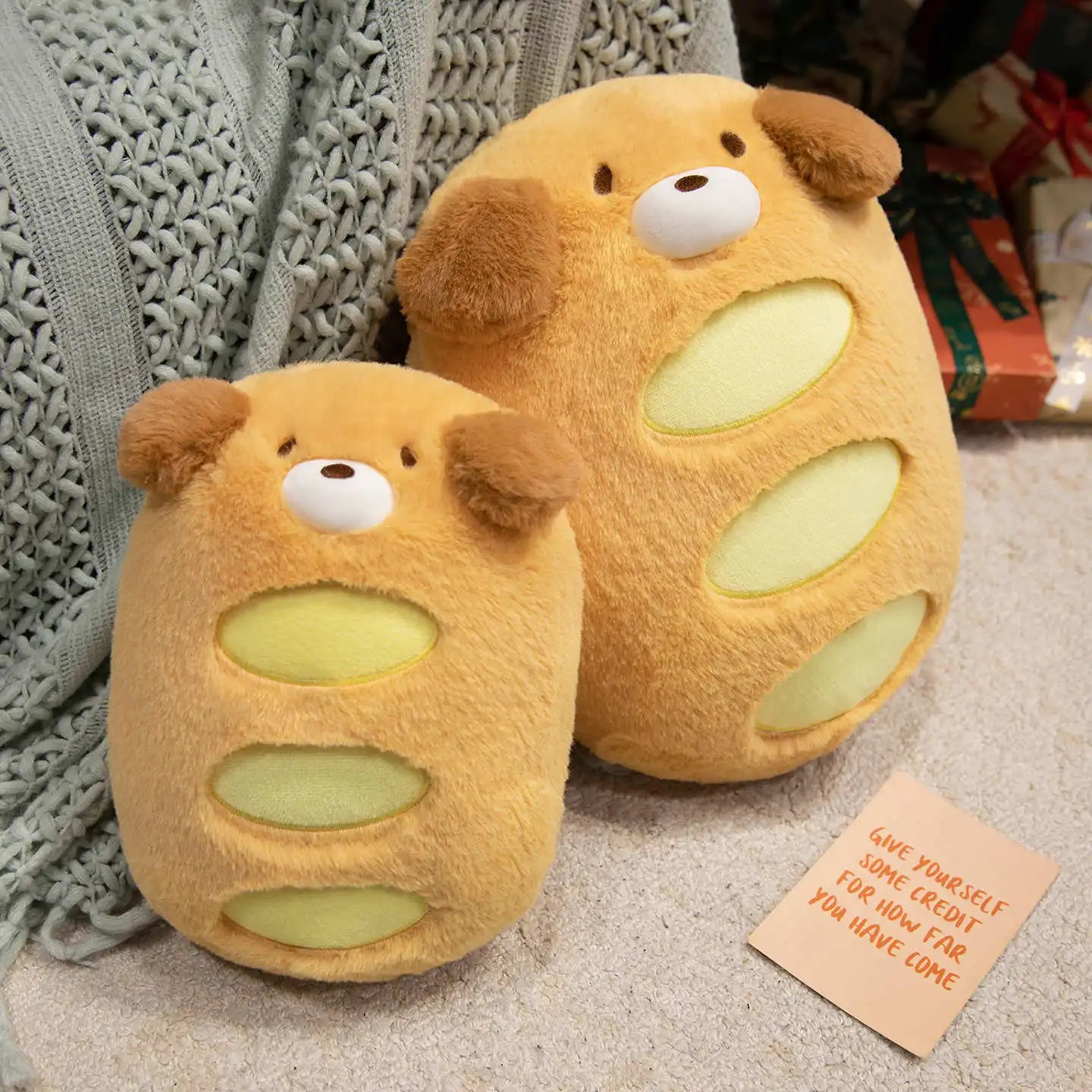 The Adorable Baguette Puppy Plushie