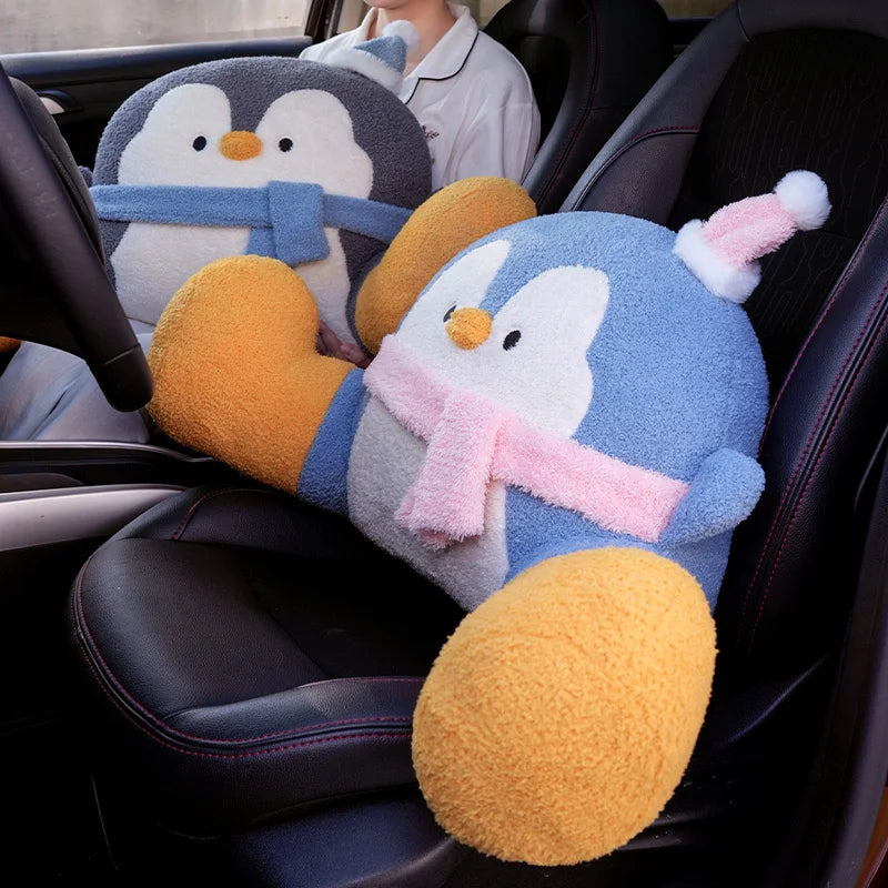 The Kawaii Penguin Plush Backrest Cushion My Store