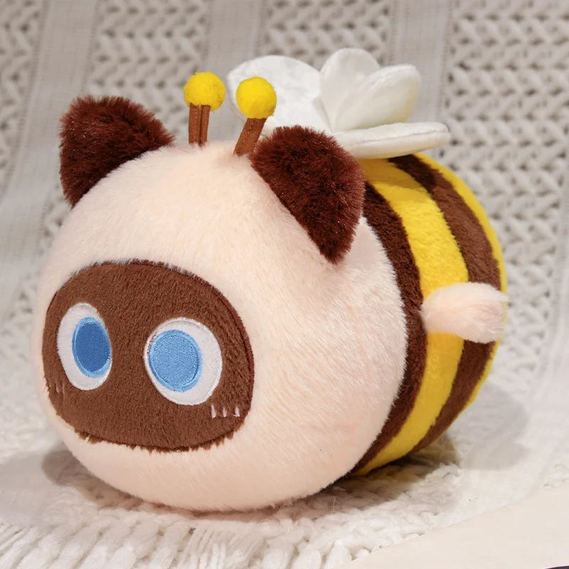 The Kawaii Cat Bee Plushie Trio