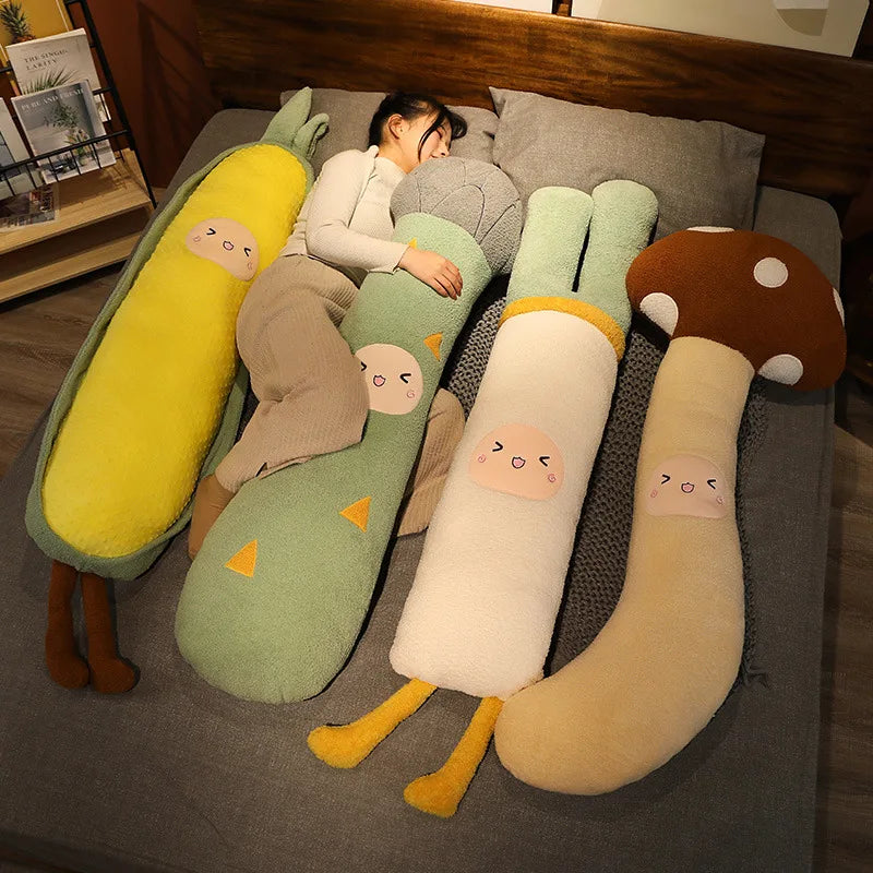 The Long Kawaii Vegetable Plushie Family My Store