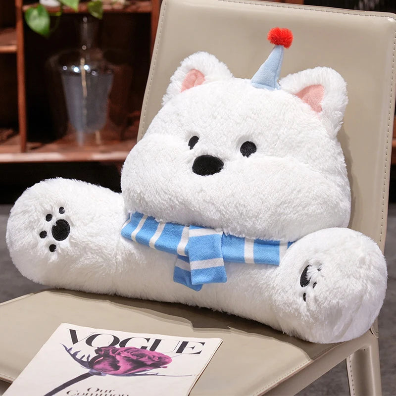 The Lovely Bear Plush Backrest Cushion My Store
