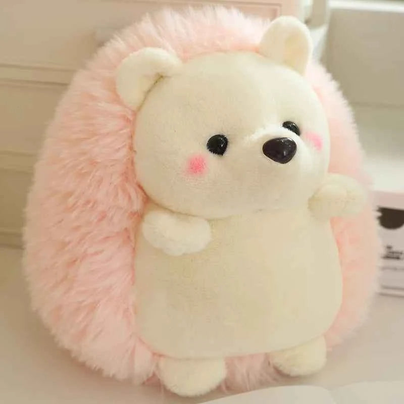 Kawaii  Cute Hedgehog Plush Doll  Stuffed Animal Soft Plushies Keychain Pendant Toys Furry Hedgehog Home Deco