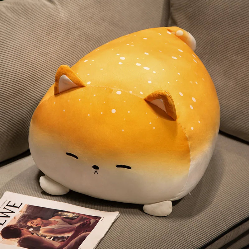 The Chonky Bread Cat Plushie Squad
