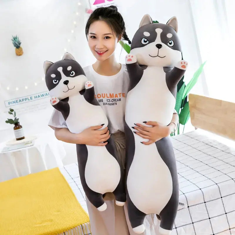 Haku — The Long Playful Husky Plushie My Store