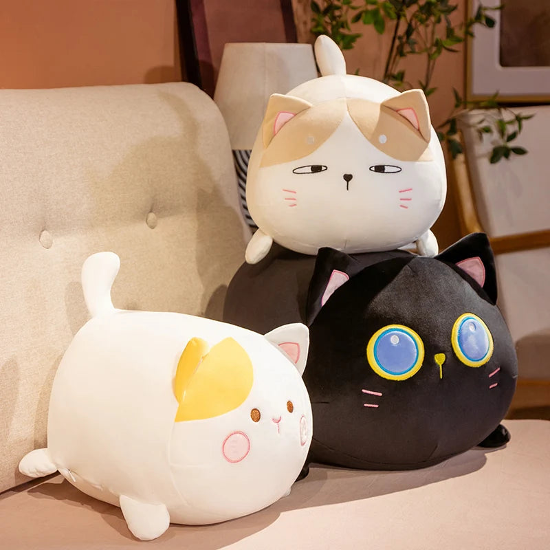 Coco, Nono & Momo — The Three Cuddly Cats Plushie (Chonky)
