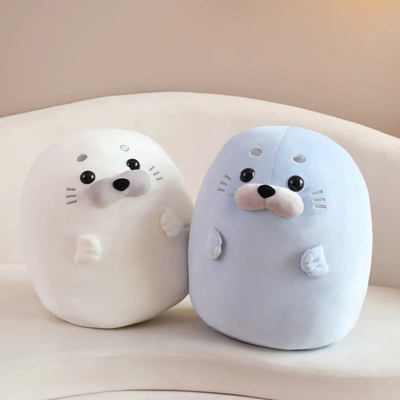 The Kawaii Chonky Seal Plushie Duo My Store