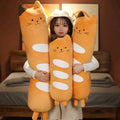 The Long Kawaii Baguette Cat Plushie