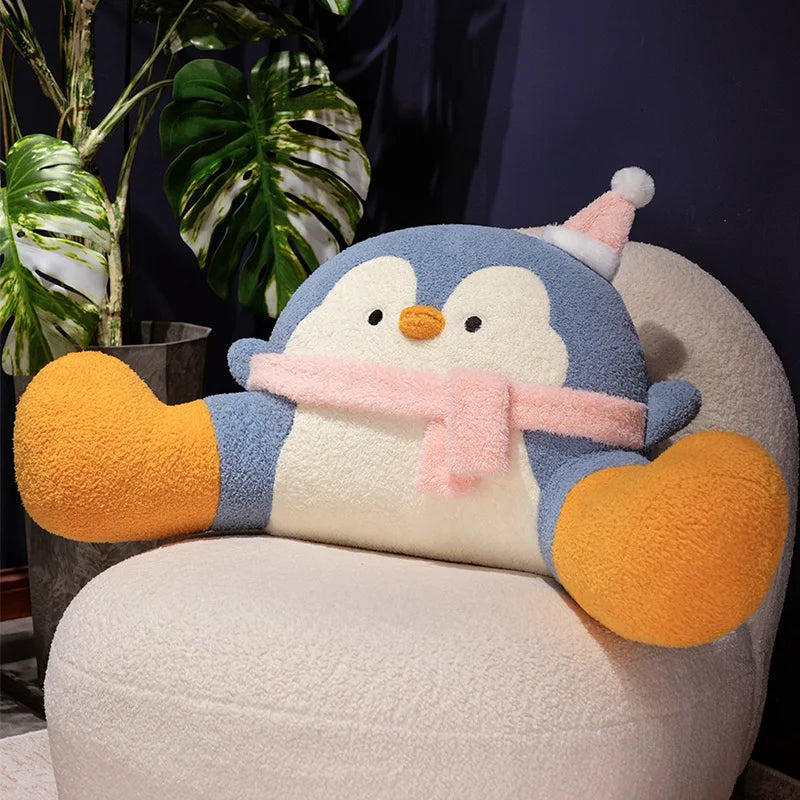 The Kawaii Penguin Plush Backrest Cushion My Store