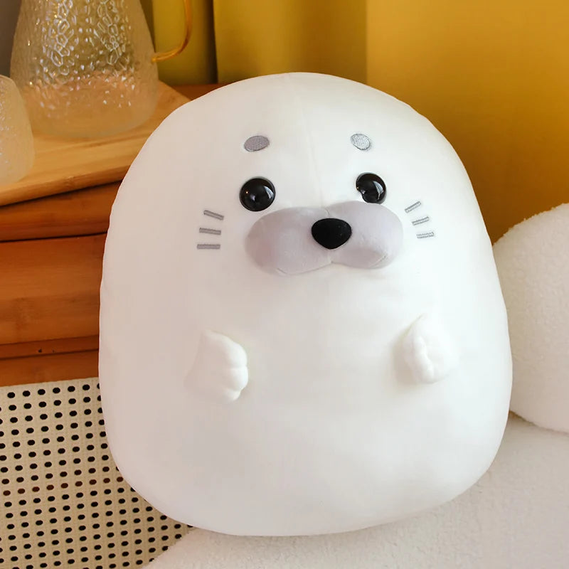 The Kawaii Chonky Seal Plushie Duo