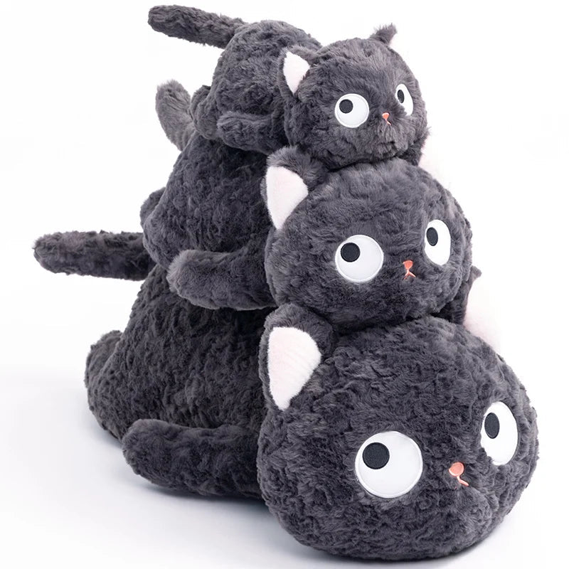 Koni — The Innocent Fluffy Black Cat Plushie Mochidachii