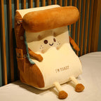 The Kawaii Toast Backrest Plush Cushion My Store