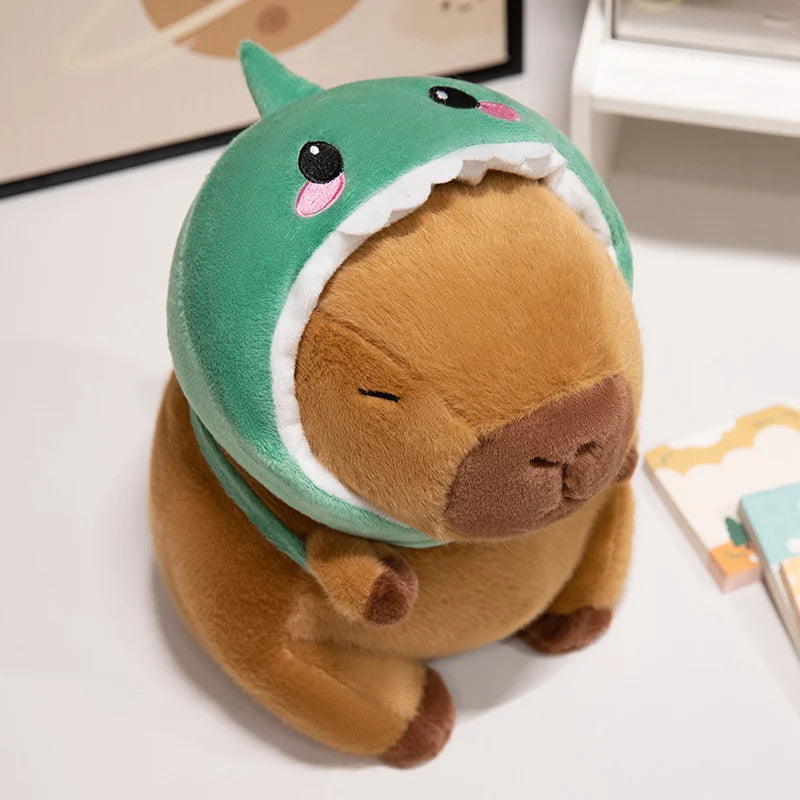 Kawaii Hooded Animal Kapi The Capybara Plushie Collection