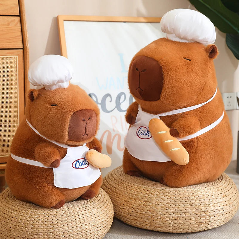 Chef Kapi — Your Cute Capybara Plushie