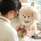 Kawaii Fluffy Puppy Plush Backpack Trio My Store