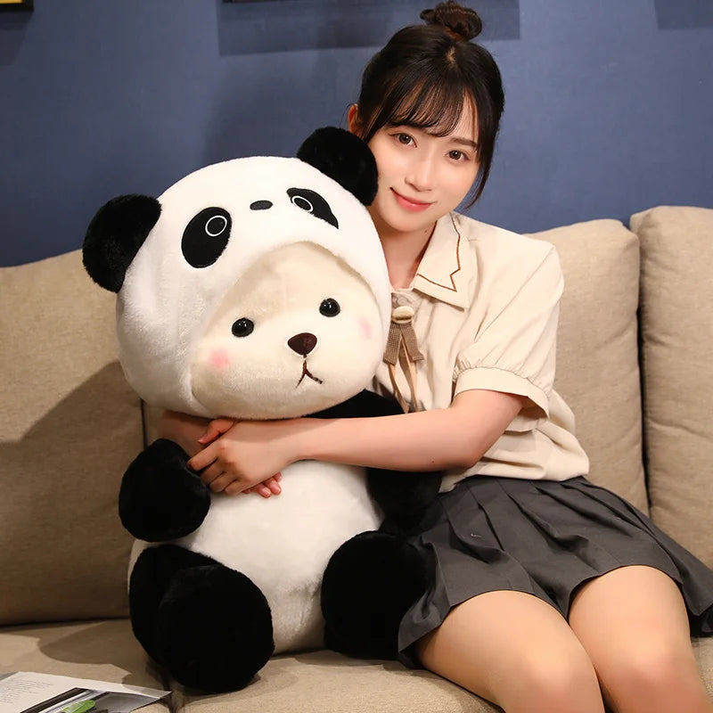 The Chubby Hooded Panda Plushie My Store