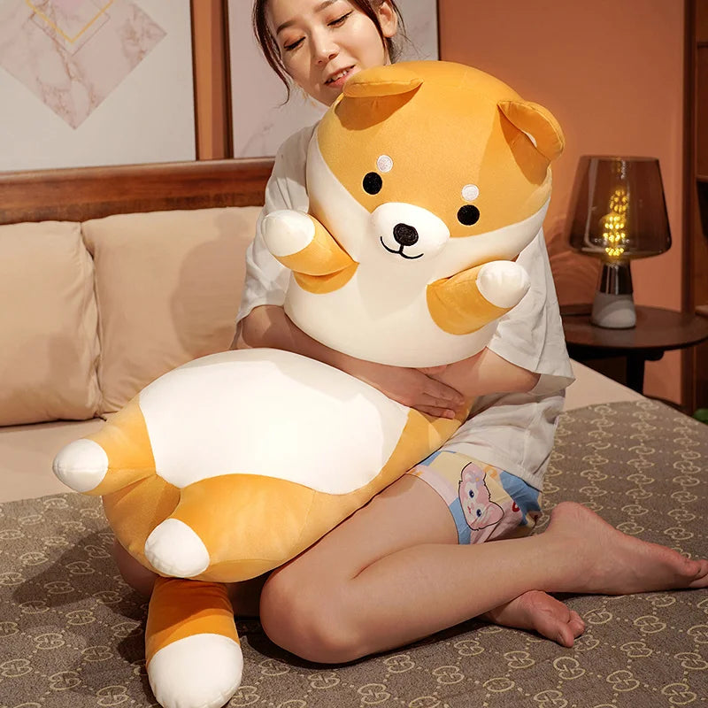 Maru-Maru — The Snuggling Long Shiba Inu Plushie Mochidachii
