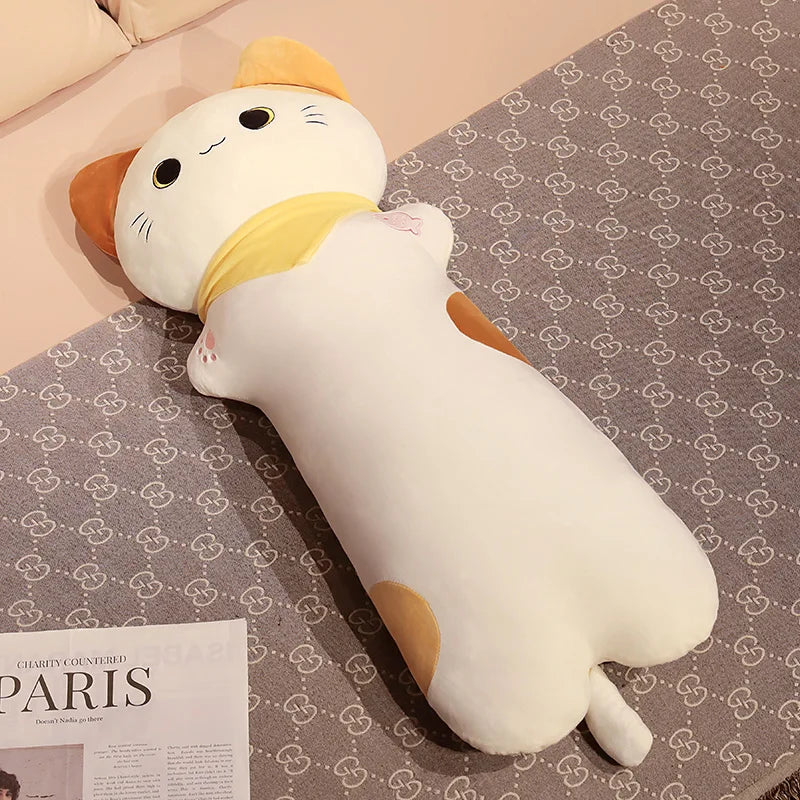 The Long Kawaii Bandit Cat Plushie Trio My Store