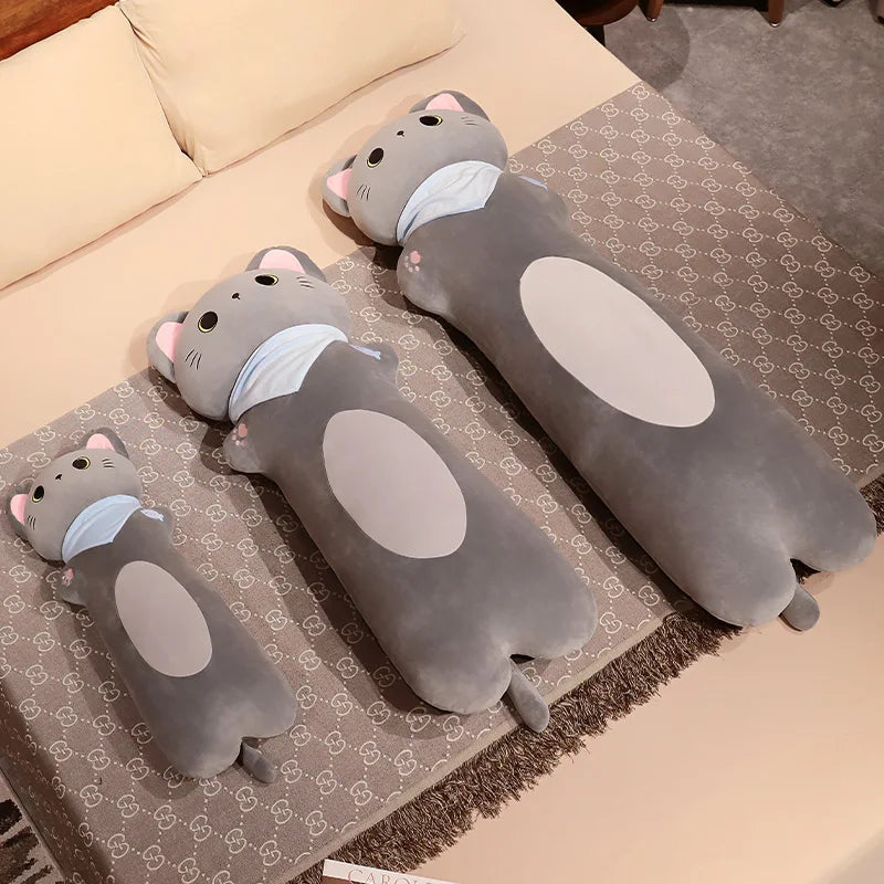 The Long Kawaii Bandit Cat Plushie Trio My Store