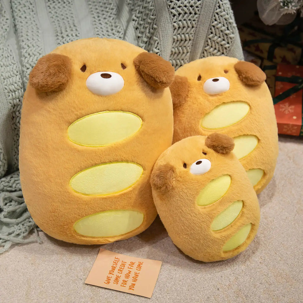 The Adorable Baguette Puppy Plushie