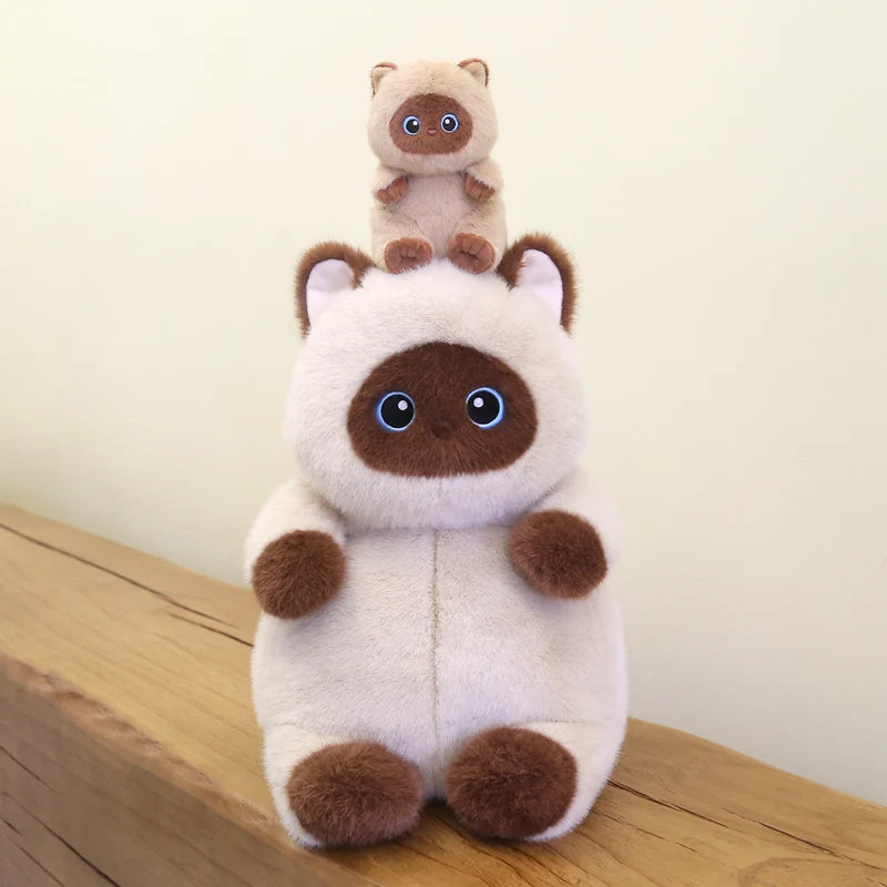 The Kawaii Chubby Cat Plushie Trio My Store