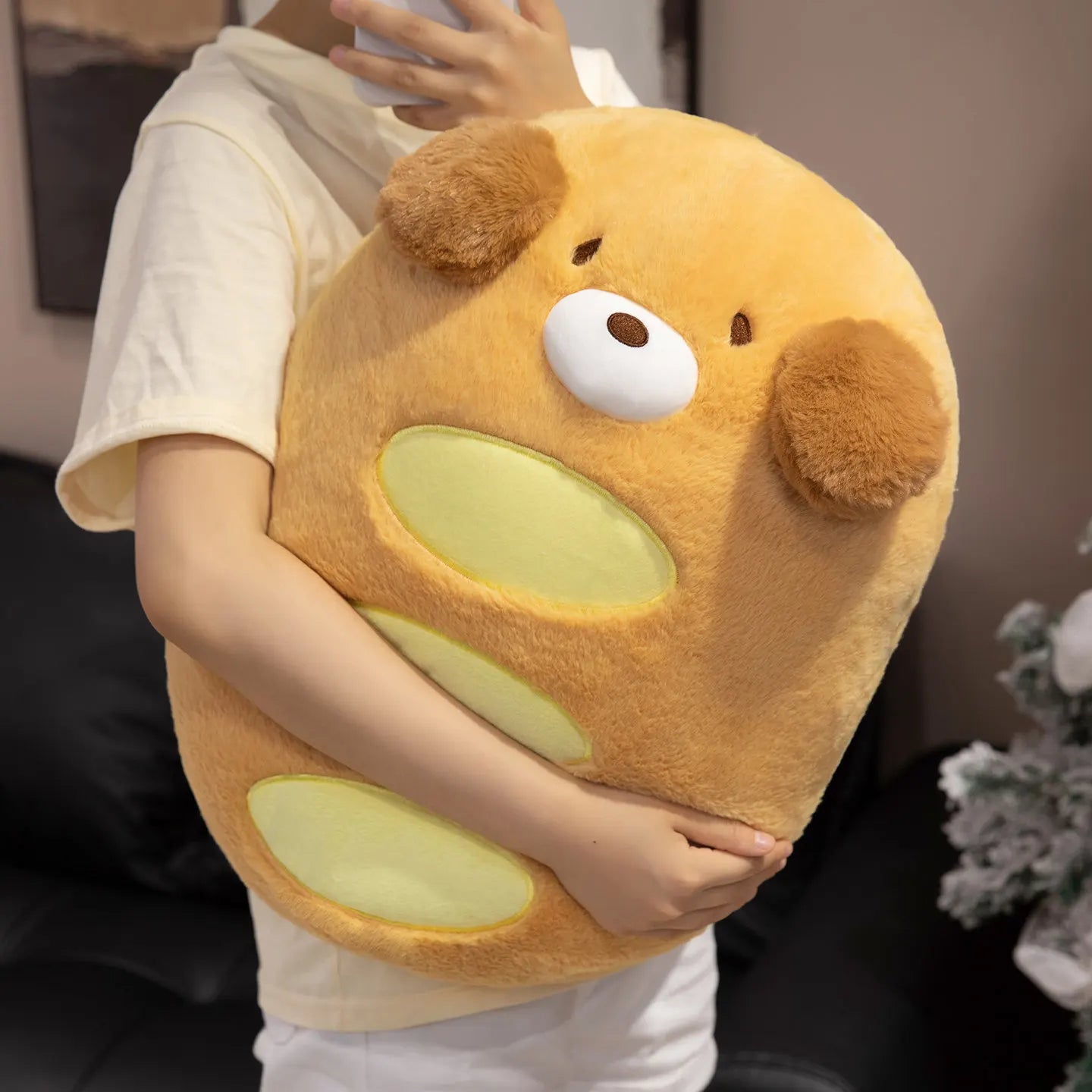 The Adorable Baguette Puppy Plushie