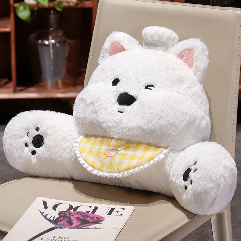 The Lovely Bear Plush Backrest Cushion My Store
