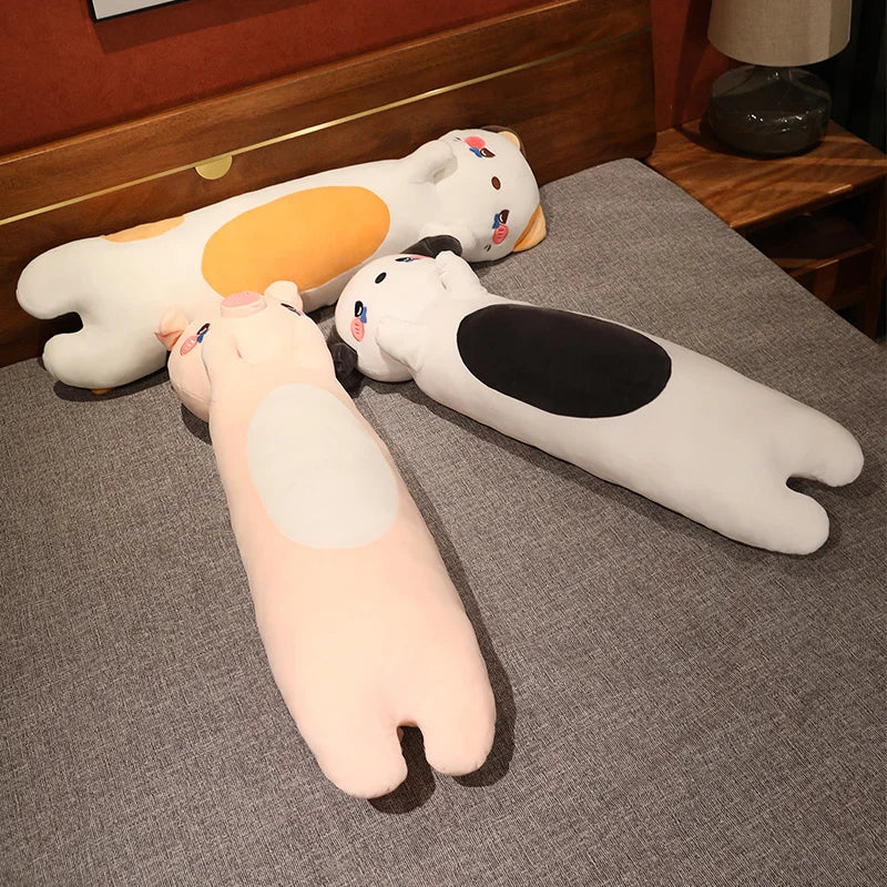 Three Kawaii Long Snuggly Plushies