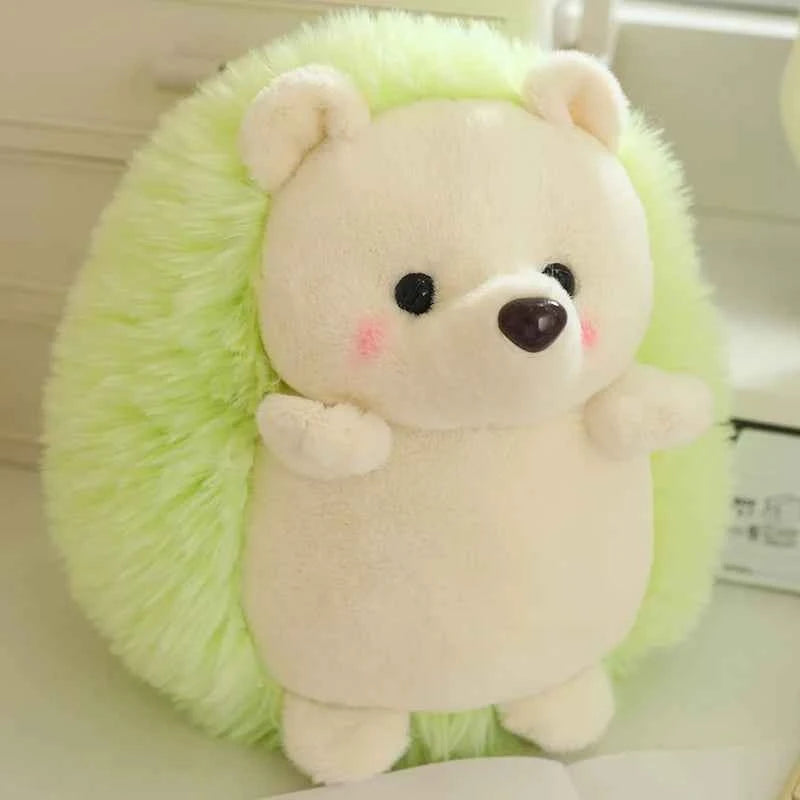 Kawaii  Cute Hedgehog Plush Doll  Stuffed Animal Soft Plushies Keychain Pendant Toys Furry Hedgehog Home Deco