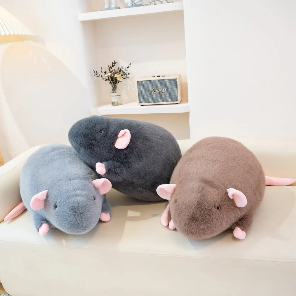 Miso, Misu & Masu — The Chonky Mouse Trio Plushie