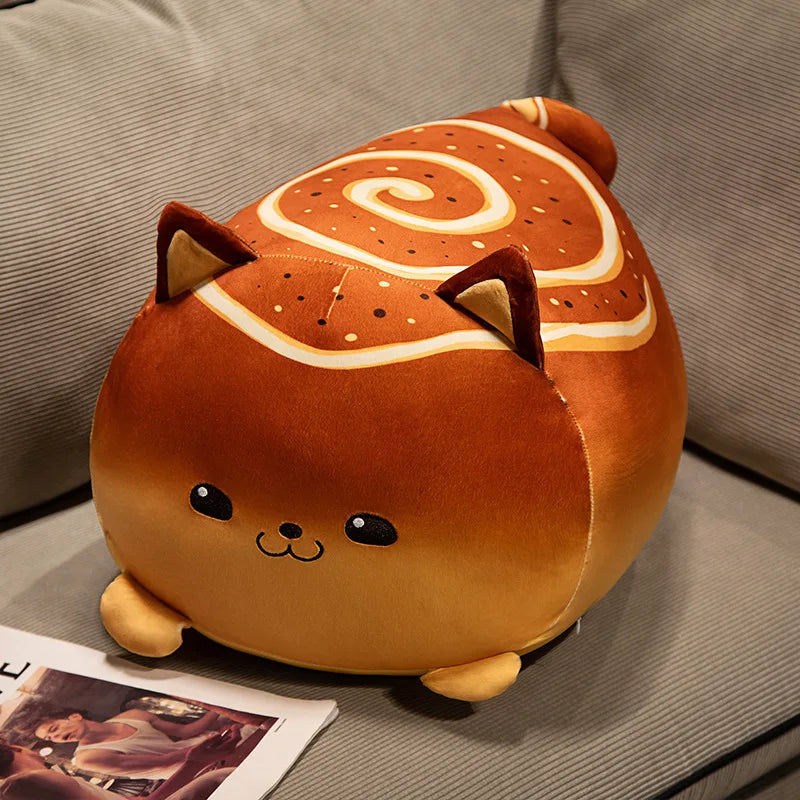 The Chonky Bread Cat Plushie Squad