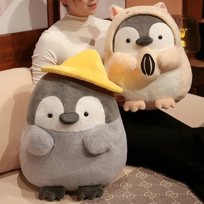 The Chonky Penguin Plushie Family