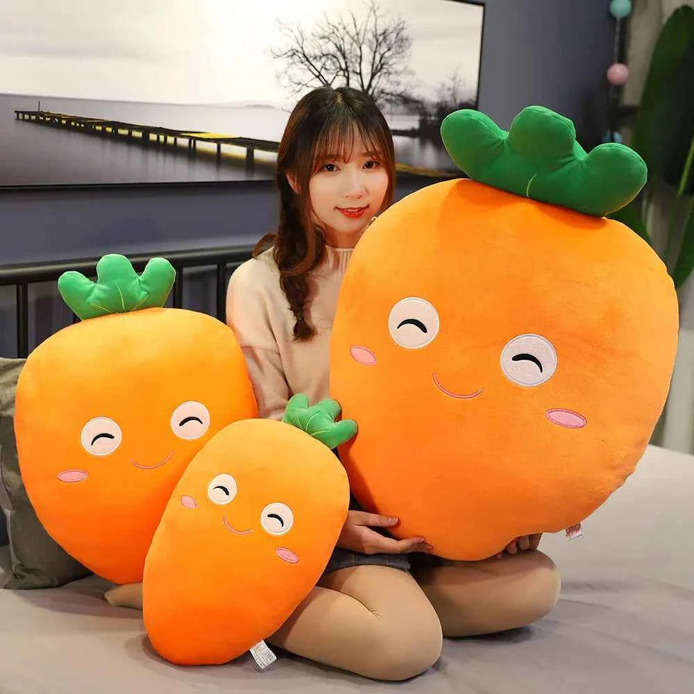 The Cute Happy Carrot Plushie