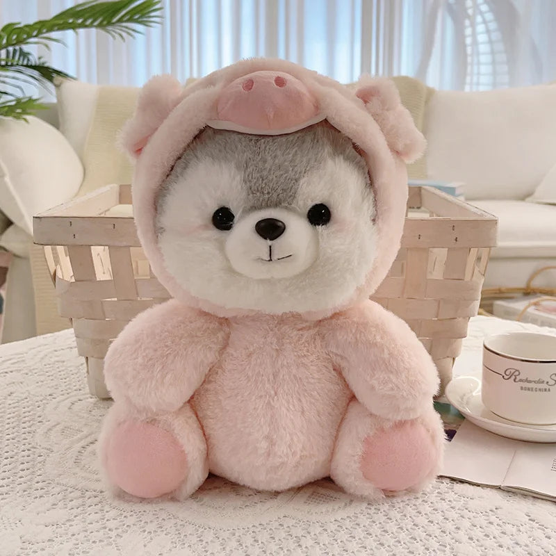 The Kawaii Hooded Husky Plushie Crew My Store