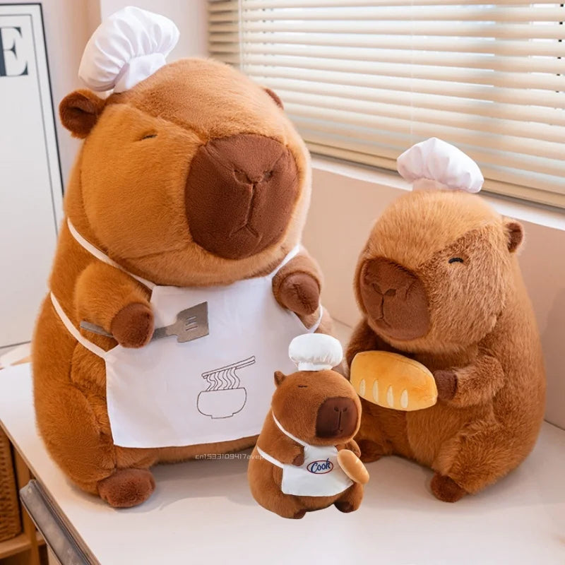 Chef Kapi — Your Cute Capybara Plushie