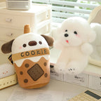 Kawaii Boba Dog Plush Sling Bag My Store