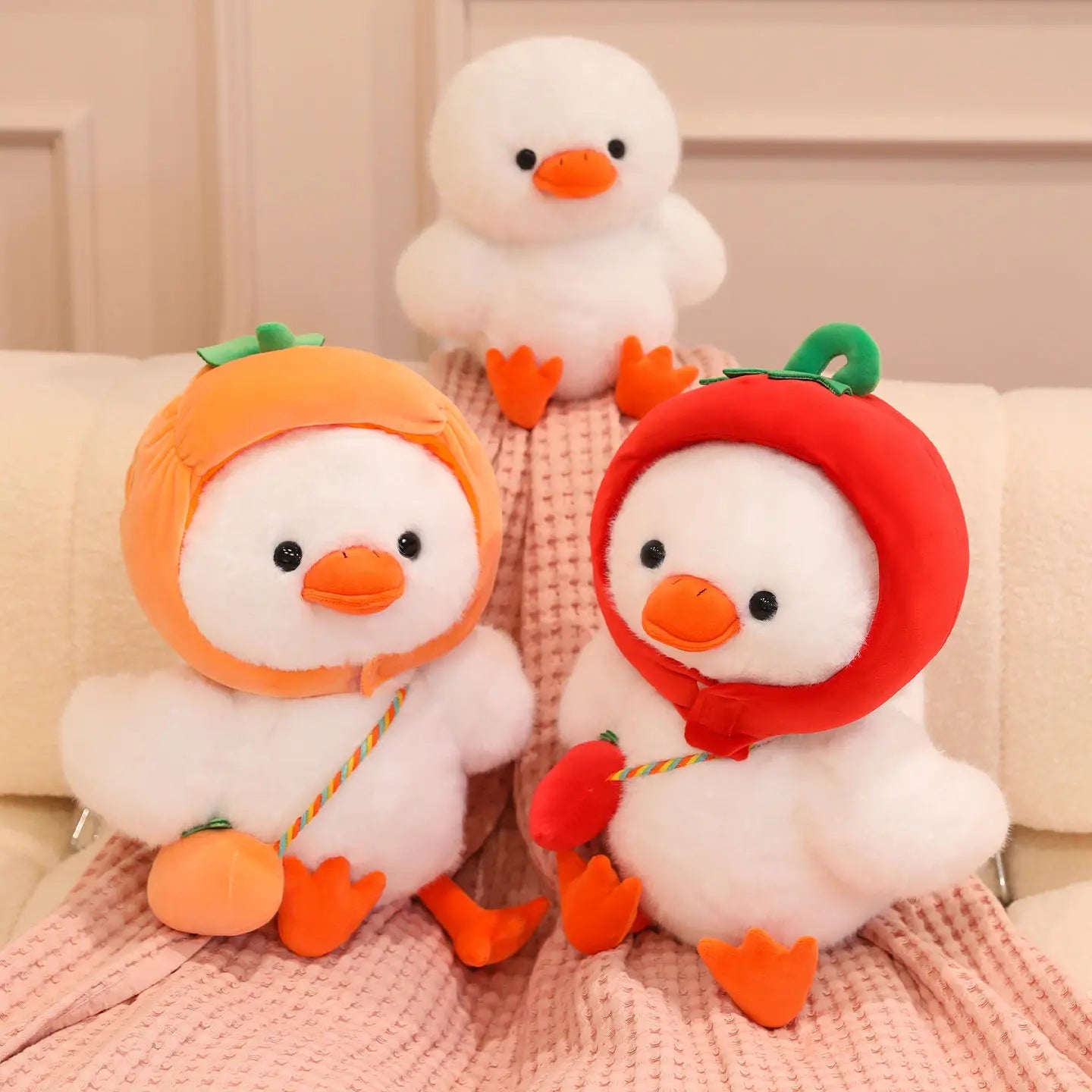 The Veggie Hat Duck Plushie Squad Mochidachii