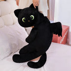 Shiro — The Kawaii Black Cat with Wings Plushie My Store